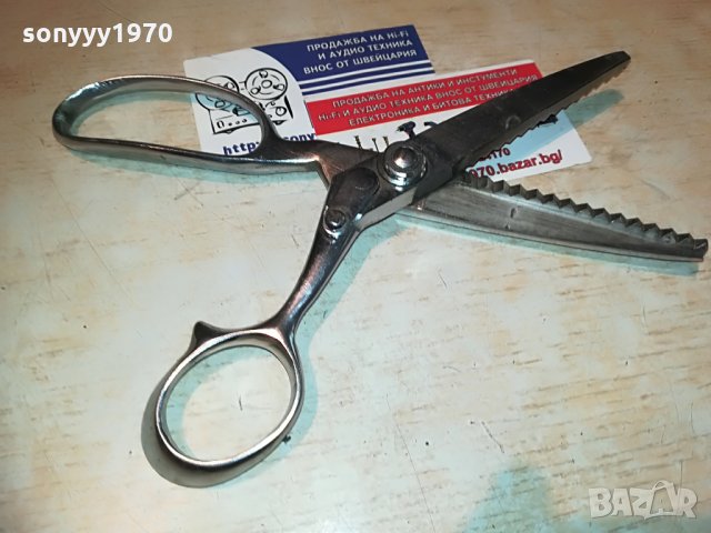 зиг-заг ножица АНТИКА, снимка 12 - Антикварни и старинни предмети - 29418356