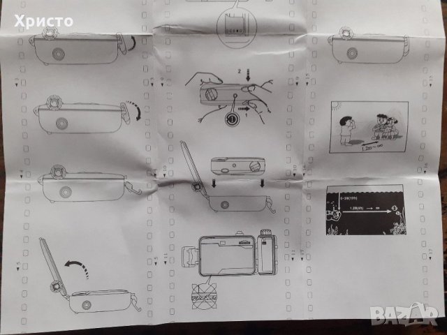фотоапарат за снимки под вода с лента, 35 мм, уникат, underwater camera, снимка 10 - Фотоапарати - 31943964
