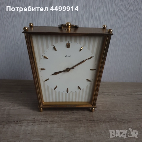 Бронзов настолен часовник