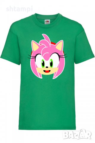 Детска тениска SONIC AMY,Соник,Игра,Изненада,Подарък,Празник,Повод, снимка 5 - Детски тениски и потници - 37435198