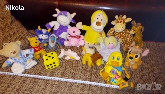 Плюшени играчки - жирафи - мече - еленче - милка крави и др 16бр., снимка 9 - Плюшени играчки - 29335844