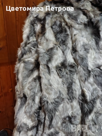 Палто с истински косъм, снимка 3 - Палта, манта - 53876353