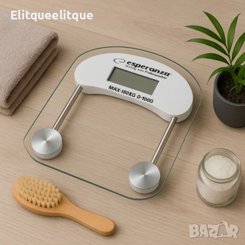 Кантар за тегло дигитален Esperanza, батерия CR2032, LCD екран, 180кг., снимка 3 - Друга електроника - 52175478