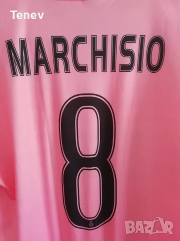 Ювентус Маркизио футболна тениска фланелка рядка розов екип Juventus Marchisio , снимка 3 - Тениски - 49598969