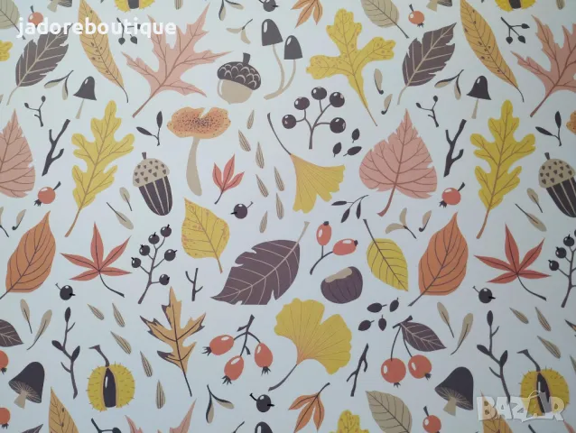 24 листа/ блок Дизайнерски картони Есенни мотиви, снимка 3 - Други - 47258523