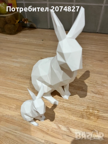 Фигурка Rabit 1 / Зайче статуетка, снимка 2 - Статуетки - 53279564