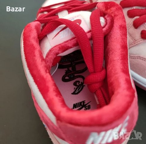 Нови Оригинални Дамски Обувки Nike Dunk Low SB Strange Love Размер 40 Номер Маратонки Кецове Розови , снимка 6 - Маратонки - 39336663