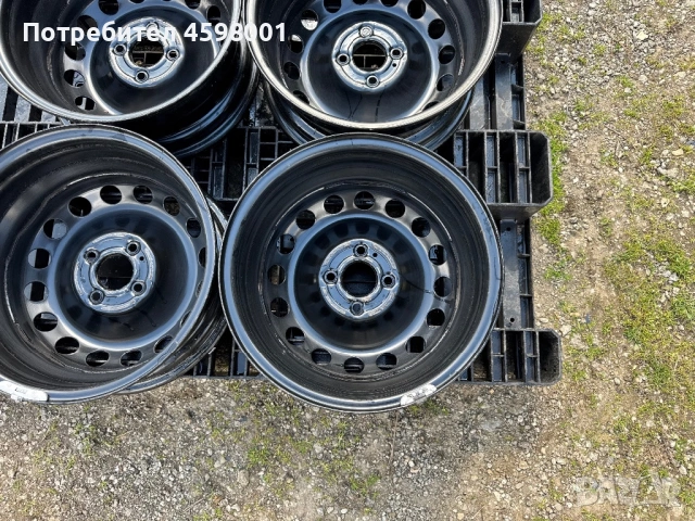 4бр.Оригинални подсилени джанти 15цола 4x100 + ДАТЧИЦИ за Renault Kangoo,Dacia Dokker,Mercedes Citan, снимка 14 - Гуми и джанти - 54014719