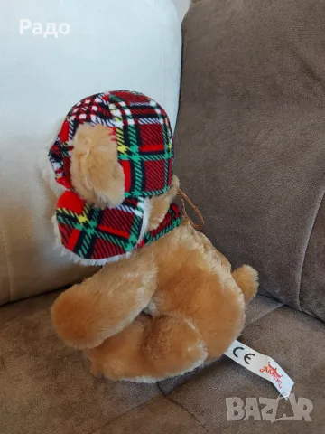 Плюшен мечок 🧸 25 см Amek НАМАЛЕНИЕ! Плюшено мече Амек мечо играчка мечка подарък заешки пух бежово, снимка 3 - Плюшени играчки - 48539791