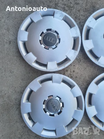 Оригинални тасове Audi 15 цола Ауди, снимка 4 - Аксесоари и консумативи - 55996366