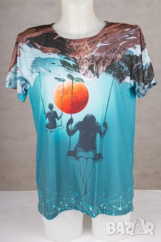 Дамска тениска с принт марка Mr. Gugu & Miss Go - L