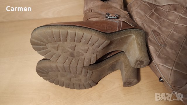 Италиански ботуши от естествена кожа, снимка 9 - Дамски ботуши - 31280862