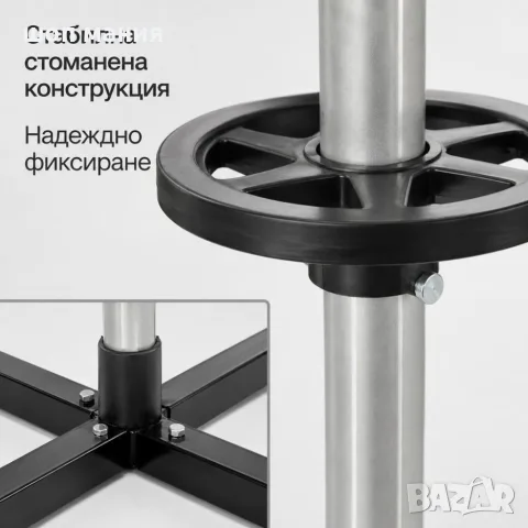 Вертикална стойка за съхранение на 4 автомобилни гуми, до 100 кг, снимка 8 - Аксесоари и консумативи - 55976822