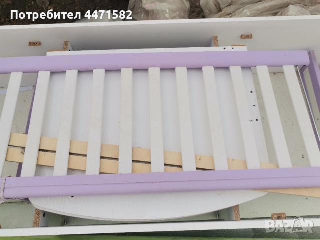Трансформиращо се легло с люлеещ механизъм. , снимка 7 - Бебешки легла и матраци - 52510147