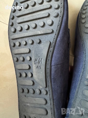 Нови сини мокасини H&M 41 номер , снимка 3 - Мокасини - 50666524