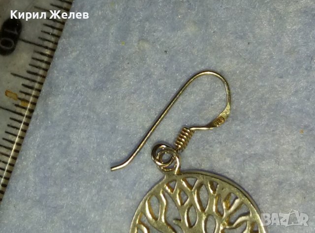 ПРЕКРАСНА АЖУРНА СРЕБЪРНА ОБЕЦА ДЪРВОТО на ЖИВОТА СРЕБРО 925 ПРОБА на ПАНДОРА 40152, снимка 7 - Обеци - 42486233