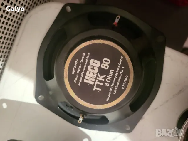HECO басови TTK 80 и средночестотни  говорители Professional 3000P , снимка 3 - Тонколони - 49510283