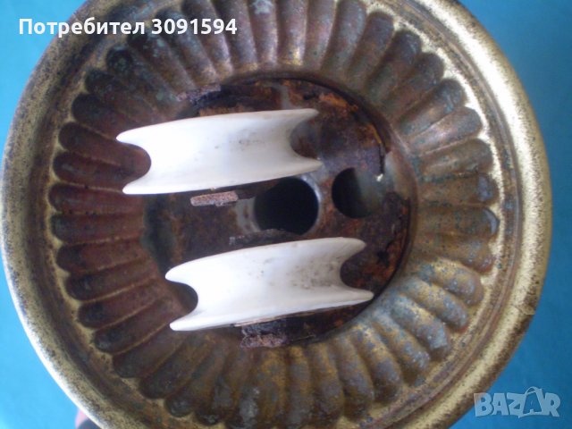 рядкя Стара бронзова лампа полюлеи тип асансиор , снимка 8 - Антикварни и старинни предмети - 38782157