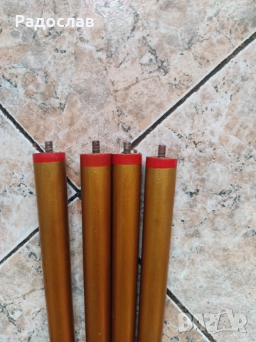 стари руски дървени крака за мебели Хохлома, снимка 2 - Антикварни и старинни предмети - 54120453