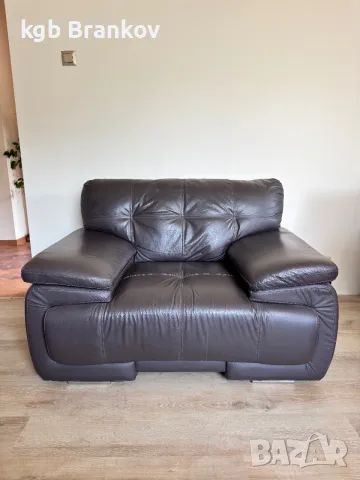 Продавам тройка канапе е два фотьойла , снимка 2 - Дивани и мека мебел - 55961200
