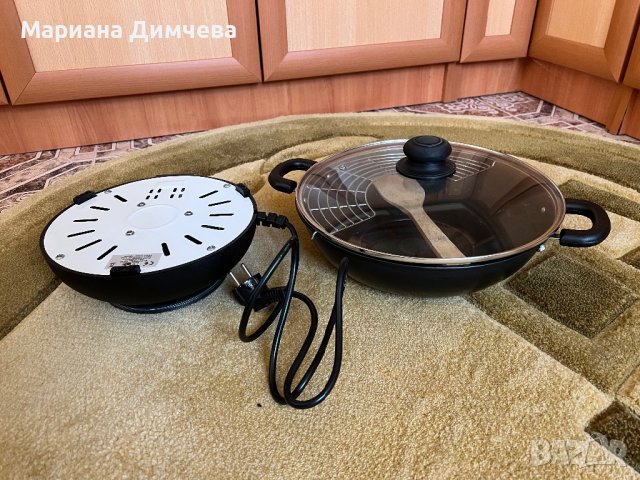 НОВ! Мултифункционален електрически тиган/Multiwok, снимка 7 - Прибори за хранене, готвене и сервиране - 39519873