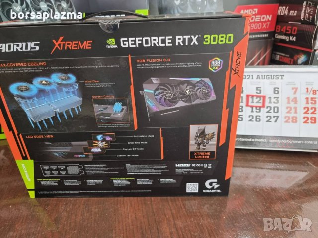 ZOTAC GAMING GeForce RTX 3080 Ti AMP! Holo, 12288 MB GDDR6X, снимка 7 - Видеокарти - 33914817