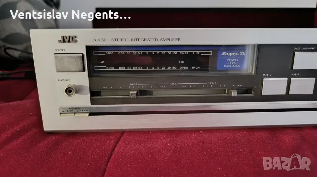 Усилвател JVC A-X30 - като нов, снимка 4 - Ресийвъри, усилватели, смесителни пултове - 56413236
