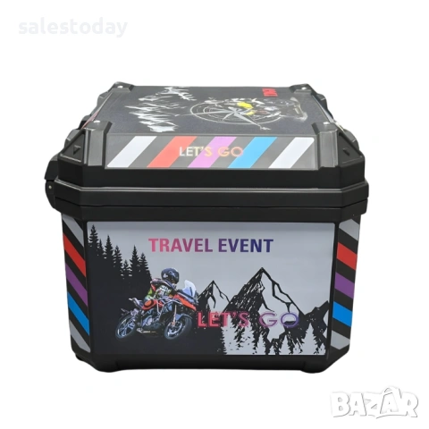 Куфар за мотор, скутер или АТВ, Motorcycle helmet case, 57 литра, снимка 3 - Аксесоари и консумативи - 54063133