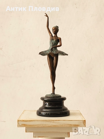 Бронзова статуетка балерина – Milo, France, снимка 3 - Статуетки - 51656588