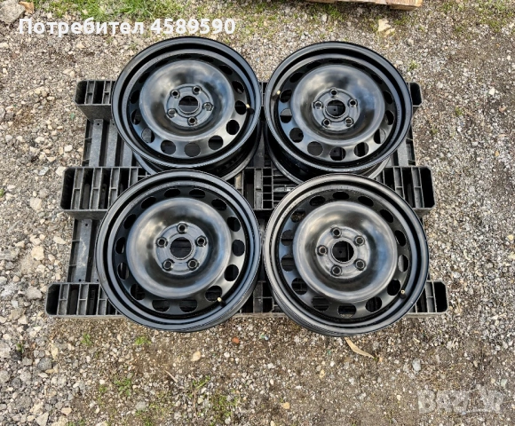 4бр.ЧИСТО НОВИ Оригинални железни джанти 16цола ET50 за Vw,Audi,Seat,Skoda