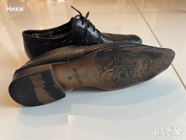 Mалко използвани черни официални обувки, снимка 5 - Официални обувки - 54014913