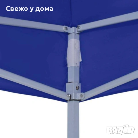 Водоустойчива сгъваема градинска шатра тип хармоника 3х3 м, снимка 7 - Градински мебели, декорация  - 54265270