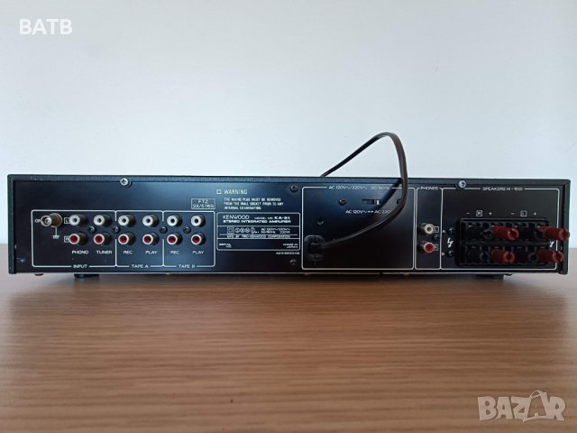 Усилвател KENWOOD KA-51, снимка 5 - Ресийвъри, усилватели, смесителни пултове - 38299124