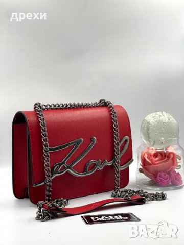  KARL LAGERFELD дамска чанта, снимка 4 - Чанти - 39411171