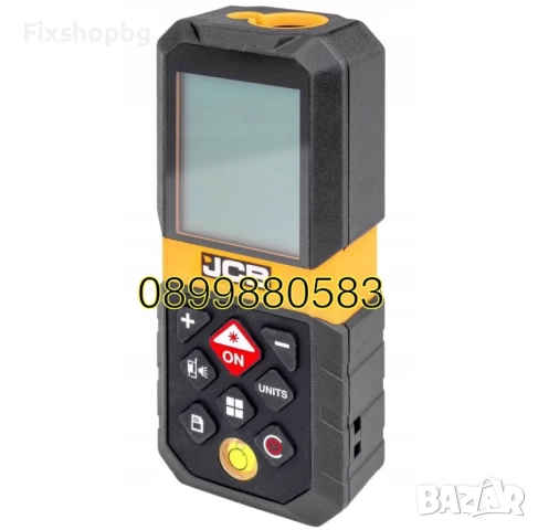 Лазерна ролетка с максимален обхват на измерване 65 метра JCB, снимка 3 - Измервателни инструменти - 51565039