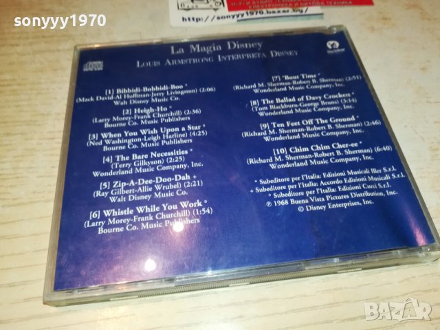 LA MAGIA DISNEY 1 CD 2602231252, снимка 3 - CD дискове - 39809115