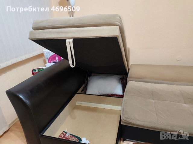 Ъглов холов диван, снимка 3 - Дивани и мека мебел - 52958313