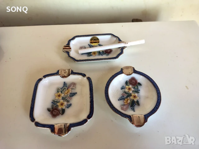 Уникални Стари Английски Порцеланови Пепелници, снимка 10 - Антикварни и старинни предмети - 51164333