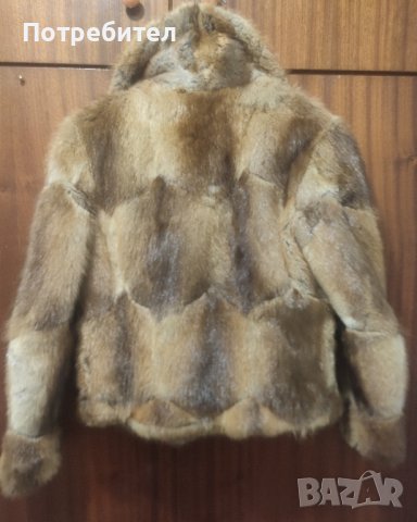 Оригинални палто с естествен косъм от лисица, снимка 2 - Палта, манта - 42350374