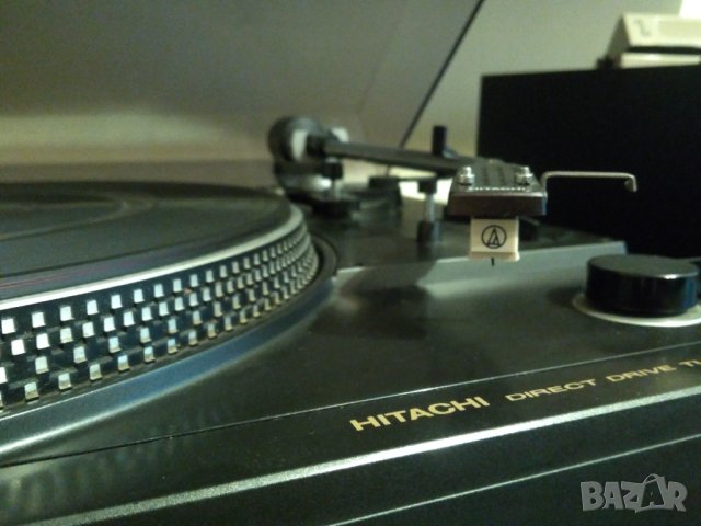 Hitachi HT-350 direct drive грамофон с нова Аидиотехника, снимка 3 - Грамофони - 42722015