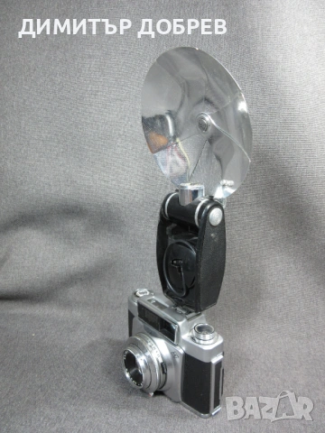  СТАР РЕТРО ФОТОАПАРАТ AGFA SILETTE СЪС СВЕТКАВИЦА, снимка 3 - Антикварни и старинни предмети - 54157304