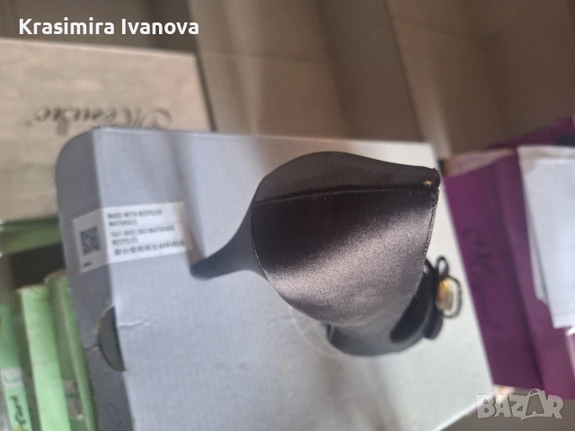 нови обувки от сатен , снимка 6 - Дамски обувки на ток - 54160404