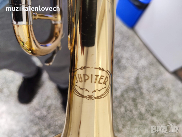 Jupiter B-Flat Trumpet JTR-410 with case - Б Тромпет с твърд куфар и мундщук - ОТЛИЧЕН, снимка 13 - Духови инструменти - 44555024