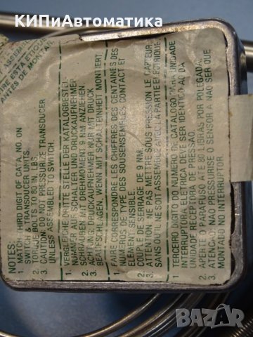 термостат ASCO KT11A4D temperature switch transducer unit 300-400°C, снимка 3 - Резервни части за машини - 35294966