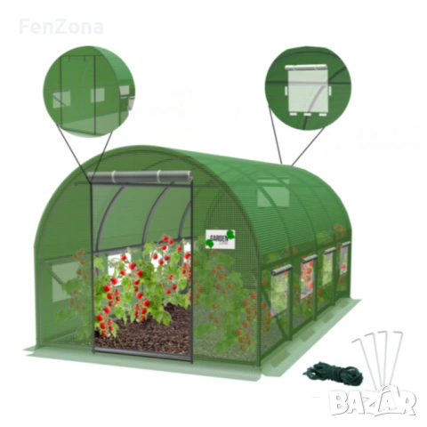 Градиснка оранжерия New Solution - отлична защита за вашите култури - 4 х 2,5 х 2м