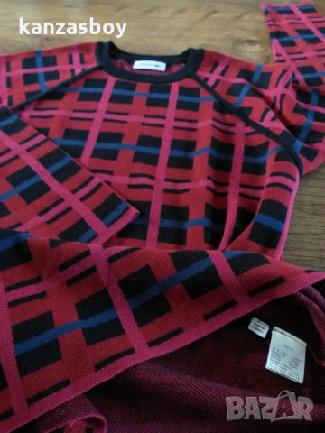 LACOSTE - страхотен дамски пуловер КАТО НОВ, снимка 5 - Блузи с дълъг ръкав и пуловери - 31657939