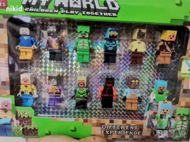 12 фигурки за Лего конструктор Майнкрафт Minecraft за игра и украса на торта пластмасови, снимка 2 - Конструктори - 41123964