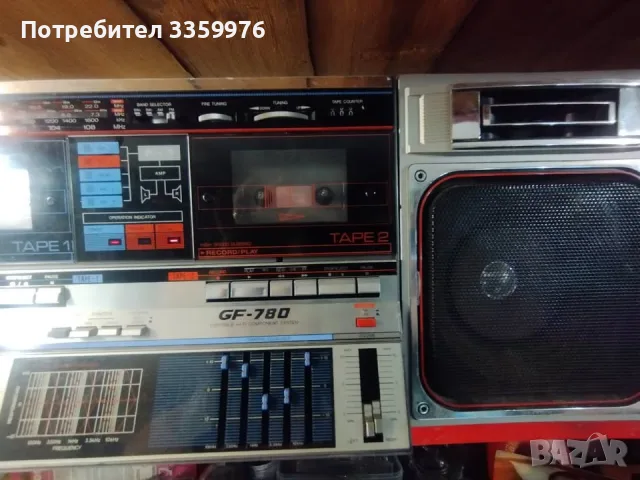 Продавам Шарп GF 780, снимка 3 - Радиокасетофони, транзистори - 56424743