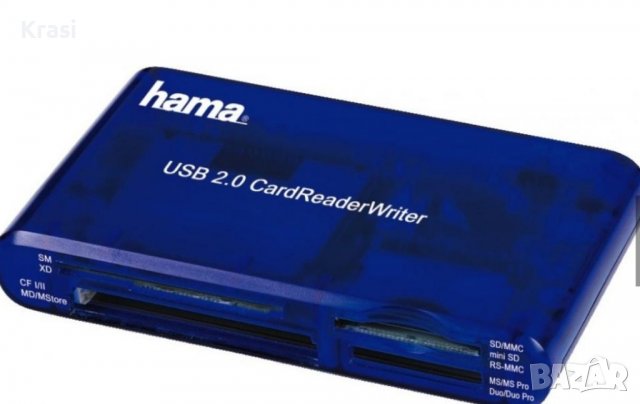 Четец за карти HAMA 55348, USB 2.0, 35 in 1, снимка 1 - Други - 38582669