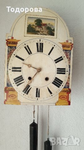 Старинен немски часовник от  ХVIII век., снимка 8 - Антикварни и старинни предмети - 30464850